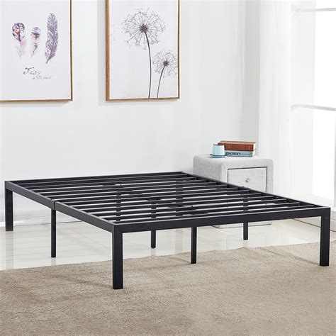 metal bed frames queen size with box spring|queen mattress box spring frame.